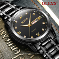 OLEVS 8691 Luxury Brand Business Quartz Waterproof Watch Men Stainless Steel Wristwatch Mens Clock Relogio Masculino